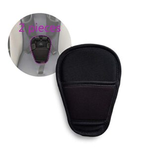 2 Piece Seat Belt Strap Covers for Stroller Shoulder Crotch Pad for Baby Car Seat (Crotch)