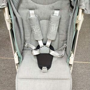 2 Piece Seat Belt Strap Covers for Stroller Shoulder Crotch Pad for Baby Car Seat (Crotch)