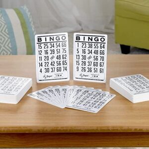 Regal Games - Classic Bingo Cards - 200 Count - 6.125” x 4.17” Cardstock - White