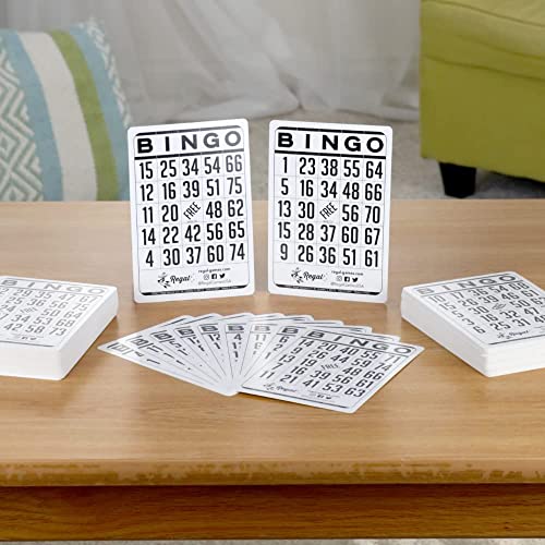 Regal Games - Classic Bingo Cards - 200 Count - 6.125” x 4.17” Cardstock - White