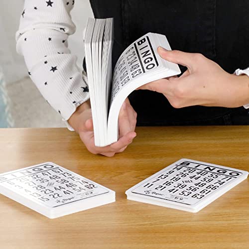 Regal Games - Classic Bingo Cards - 200 Count - 6.125” x 4.17” Cardstock - White