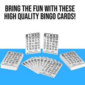 Regal Games - Classic Bingo Cards - 200 Count - 6.125” x 4.17” Cardstock - White