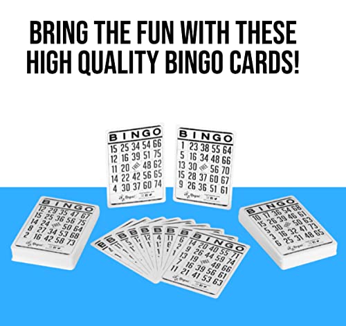 Regal Games - Classic Bingo Cards - 200 Count - 6.125” x 4.17” Cardstock - White