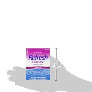 Refresh Celluvisc Lubricant Eye Gel Drops, Single-Use Containers, 30 Count (Pack of 1)