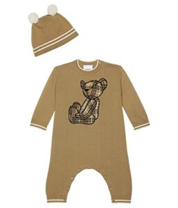 burberry avrile one-piece set (infant) archive beige 6 months