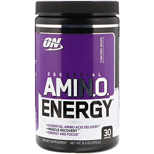 Optimum Nutrition, (2 Pack) Essential Amin.O. Energy, Concord Grape, 9.5 oz (270 g)