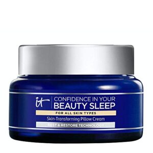 it cosmetics confidence in your beauty sleep – night cream – visibly improves fine lines, wrinkles, dryness, dullness & loss of firmness – with hyaluronic acid – 2.0 fl oz