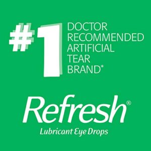 Refresh Plus Lubricant Eye Drops, Preservative-Free, 0.01 Fl Oz Single-Use Containers, 50 Count, Packaging May Vary