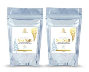turner mineral-rich flaky sea salt, made in new zealand, kosher flakes, 420 gramm, premium gourmet, unprocessed, 84 minerals & trace elements, 100% all-natural, solar & wind harvested, lab certified