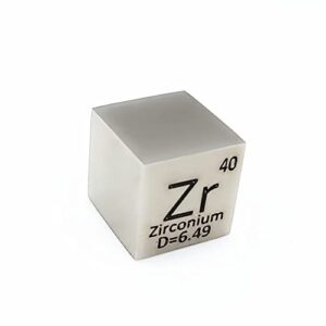 hmme polished tungsten cube 10mm 99.95 percent metal cubes for element collections lab experiment material hobbies simple substance block display diy (zirconium)