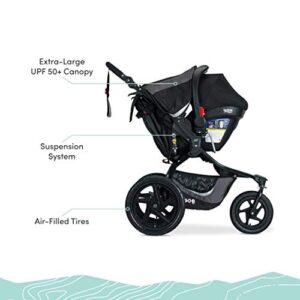 BOB Revolution Flex 3.0 Travel System with B-Safe Gen2 Infant Car Seat Graphite Black