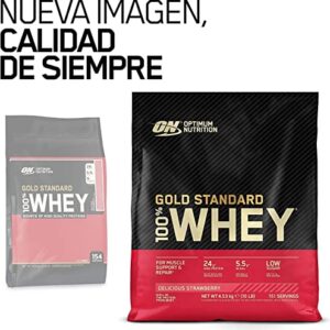 Optimum Nutrition Gold Standard 100% Whey Protein Powder, Vanilla Ice Cream, 10 Pound (Packaging May Vary)