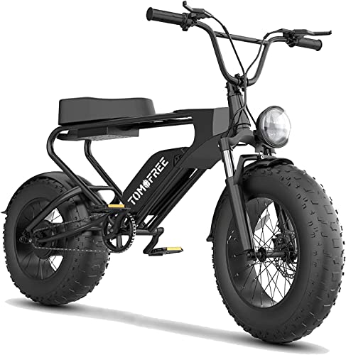 YYG Electric Bike 1200W, 20 Inch Fat Tires Ebike for Adult, 32Mph & 40Miles Electric Bicycle Mountain E-Bike 48V 20AH for Commute (Style 01)