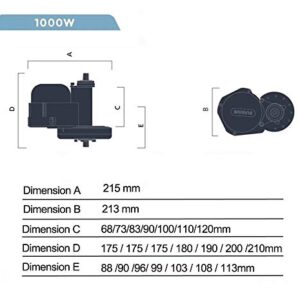 BAFANG Electric Bike Conversion Ebike Motor Kit Mid Drive BBS02B 500W 750W BBSHD BBS03 1000W 8FUN E-Bike Components Electric Bicycle Central Engine with Optional Display