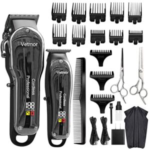 cordless hair clippers haircut machine trimmer kit set for men professional barber supplies hair cutting kit barber accessories hair clipper maquina de cortar cabello