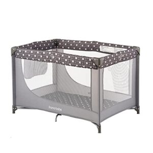 pamo babe portable crib baby playpen with mattress and carry bag