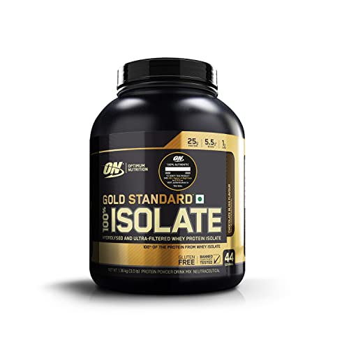 Optimum Nutrition Gold Standard 100% Isolate, Rich Vanilla, 2.91 lbs (1.32 kg)