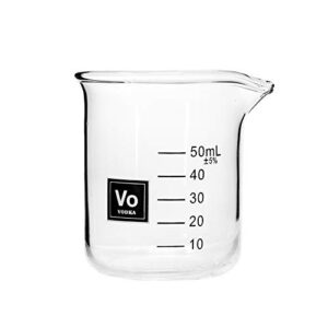 Drink Periodically Set of 3 Lab Beaker Shot Glasses with Periodic Table Vodka Element Square