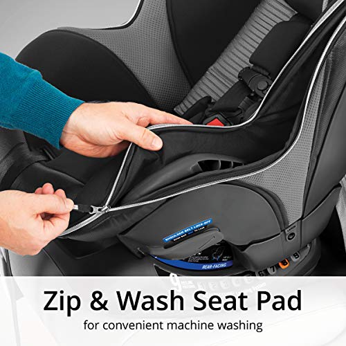 Chicco NextFit Max Zip Air | Convertible Car Seat| Rear-Facing Seat for Infants 12-40 lbs. | Forward-Facing Toddler Car Seat 25-65 lbs. | Baby Travel Gear