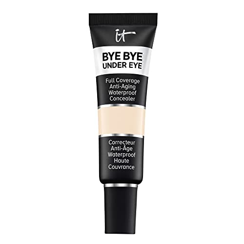 IT Cosmetics Bye Bye Under Eye Full Coverage Concealer - for Dark Circles, Fine Lines, Redness & Discoloration - Waterproof - Anti-Aging - Natural Finish – 10.5 Light (C), 0.4 fl oz