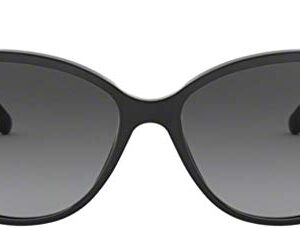 BURBERRY BE 4216 3001T3 Black Plastic Cat-Eye Sunglasses Grey Gradient, Polarized Lens