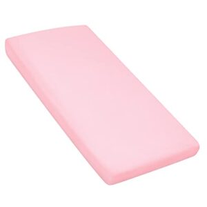 nap mat sheet 24″ x 48″ x 4″ fitted preschool day care rest mat cover, soft & breathable microfiber baby sheets for ecr4kids mat, regalo my cot portable toddler bed and joovy travel cot, pink