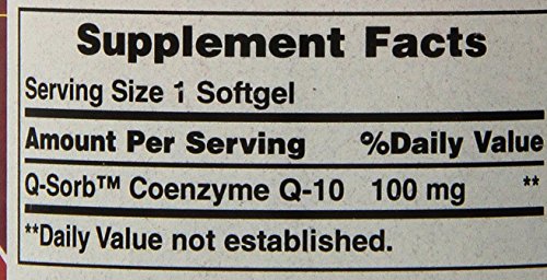 Puritans Pride CoQ10 100mg, Supports Heart Health, 240 Rapid Release Softgels