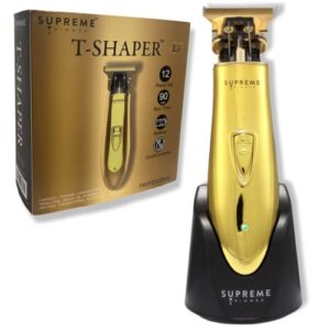 supreme trimmer trimmer for men st5200 professional barber hair trimmer cordless clipper liner beard trimmer – gold t shaper