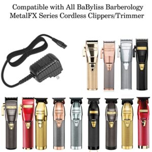 for BabylissPRO Barberology Cordless Clippers Trimmers Charger, Kaynway Professional Replacement 4V Clipper Charger Cord for BabylissPRO Barberology FX Metal Collection Clippers &Outlining Trimmer