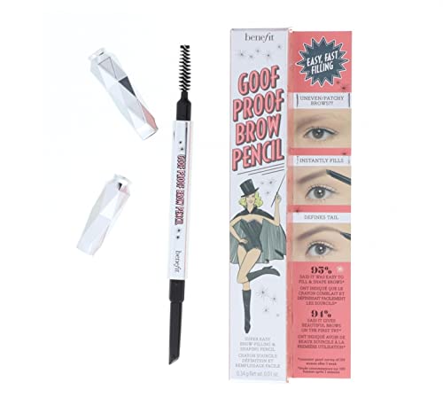 Benefit Cosmetics Goof Proof Brow Pencil Easy Shape & Fill - DLX size 0.001 oz. Shade - 03 Medium