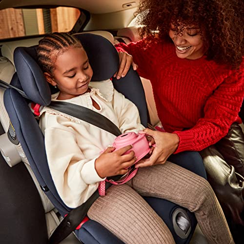 CYBEX Eternis S with SensorSafe, Convertible Car Seat for Birth Through 120 Pounds, Up to 10 Years of Use, Chest Clip Syncs with Phone for Safety Alerts, Toddler & Infant Car Seat, Lavastone Black