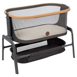 maxi-cosi iora bedside bassinet, essential graphite