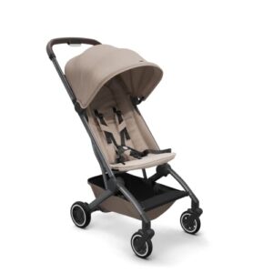 Joolz AER - Premium Baby Stroller - Comfortable & Compact - Foldable & Lightweight Travel Stroller - XXL Sun Hood - Raincover & Travelbag Included - Lovely Taupe