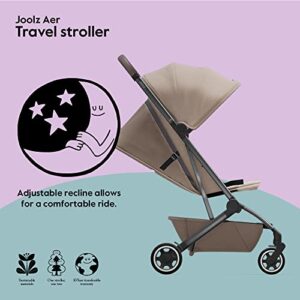 Joolz AER - Premium Baby Stroller - Comfortable & Compact - Foldable & Lightweight Travel Stroller - XXL Sun Hood - Raincover & Travelbag Included - Lovely Taupe