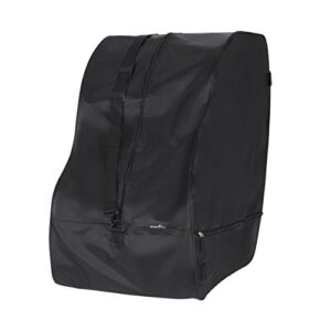evenflo car seat travel bag & storage bag, universal fits all car seats, black