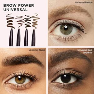 IT Cosmetics Brow Power, Universal Taupe - Universal Eyebrow Pencil - Mimics the Look of Real Hair - Budge-Proof Formula - With Biotin, Saw Palmetto & Antioxidants - 0.0056 oz