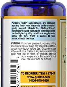 Puritans Pride Vitamin D3 250 mcg (10,000 IU)-200 Softgels, White