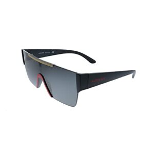 burberry be 4291 396487 black plastic rectangle sunglasses grey lens