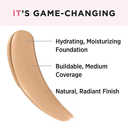 IT Cosmetics Your Skin But Better Foundation + Skincare, Medium Neutral 31 - Hydrating Coverage - Minimizes Pores & Imperfections, Natural Radiant Finish - With Hyaluronic Acid - 1.0 fl oz