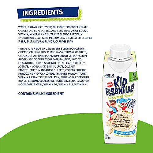 Boost Kid Essentials 1.5 with Fiber, Vanilla Vortex