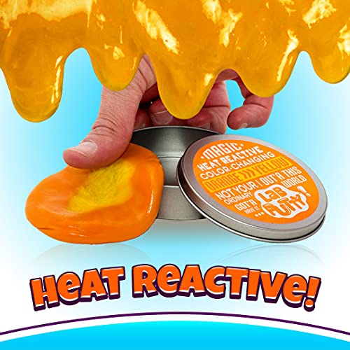 Lab Putty-Color Changing Putty (3 Putty Assorted) by JA-RU. Heat Sensitive Slime Fidget Toys for Kids and Adults. Stress Therapy Putty Sensory Slime. Silly Crazy Color Changing Toys. 9576-3p