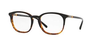 burberry eyeglasses be 2272 3721 top black on havana