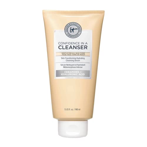 IT Cosmetics Confidence in a Cleanser - Hydrating Face Wash With Hyaluronic Acid & Ceramides - 5.0 fl oz