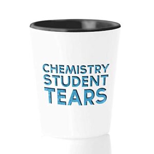caffeine shot glass -chemistry student tears – a shot glass funny quotes, a present for teacher, chemistry teacher, periodic table of elements, a lab tech presents