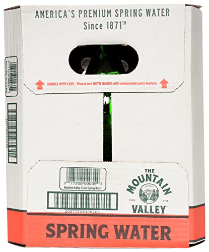 Mountain Valley Water, Water Spring, 33.8 Fl Oz, 12 Pack