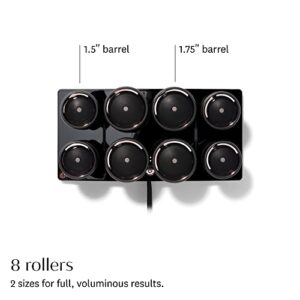 T3 - Volumizing Hot Rollers LUXE | Premium Hair Curler Set for Long Lasting Volume, Body & Shine | Set of 8 - 4 XL (1.75") & 4 Large (1.5”)