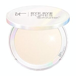 it cosmetics bye bye pores illumination poreless finish airbrush pressed powder in radiant transulcent 0.31 oz