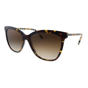 burberry clare be 4308 385413 dark havana plastic square sunglasses brown gradient lens