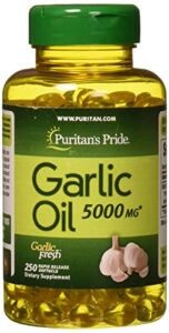 puritans pride garlic oil, 5000 mg, 250 count