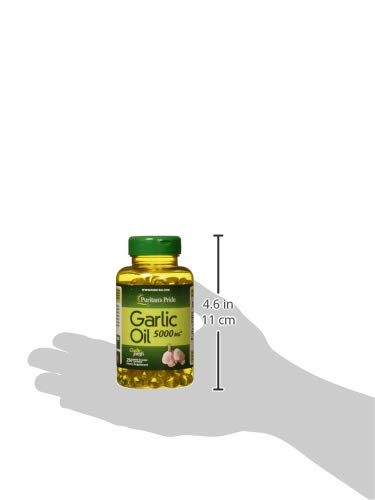 Puritans Pride Garlic Oil, 5000 Mg, 250 Count